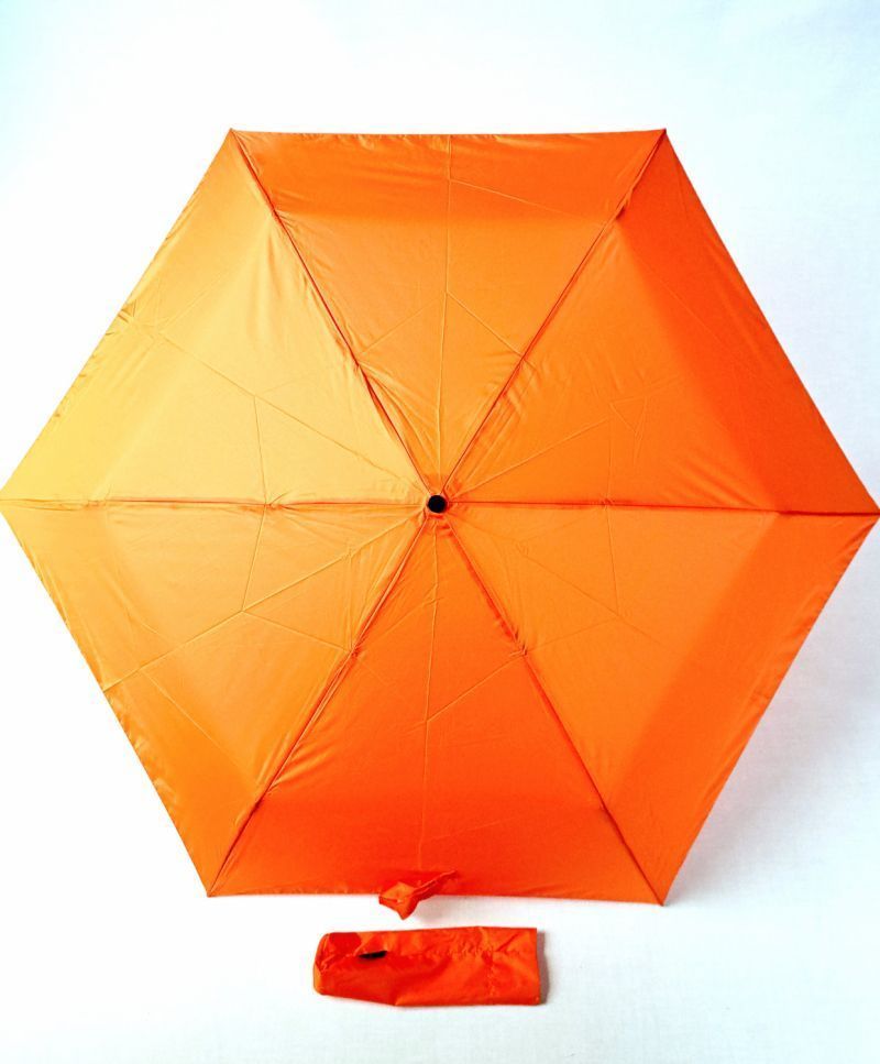 Parapluie Zero Magic pliant Plume open close uni orange Doppler - Ultra léger 176g & solide  