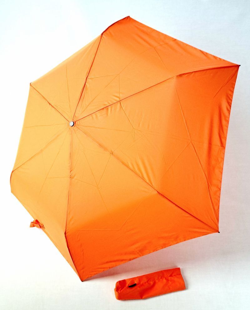 Parapluie Zero Magic pliant Plume open close uni orange Doppler - Ultra léger 176g & solide  