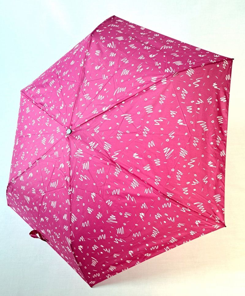Parapluie Zero Magic pliant Plume open close fuchsia fantaisie Doppler - Ultra léger 176g & solide  