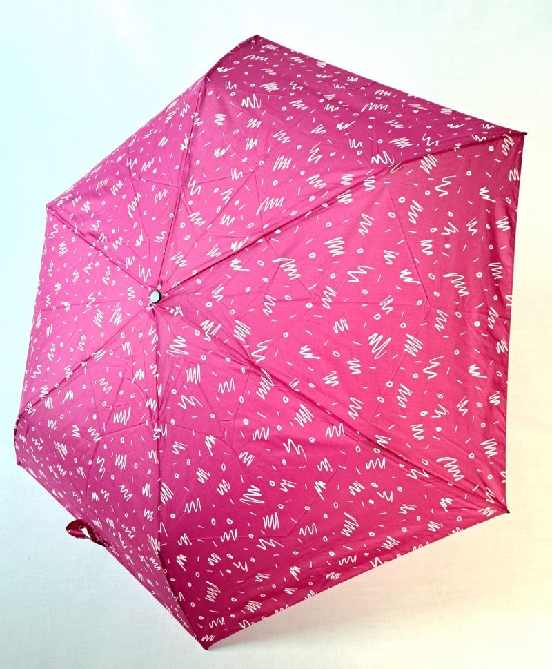 Parapluie Zero Magic pliant Plume open close fuchsia fantaisie Doppler - Ultra léger 176g & solide  