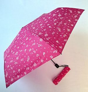 Parapluie Zero Magic pliant Plume open close fuchsia fantaisie Doppler - Ultra léger 176g & solide  