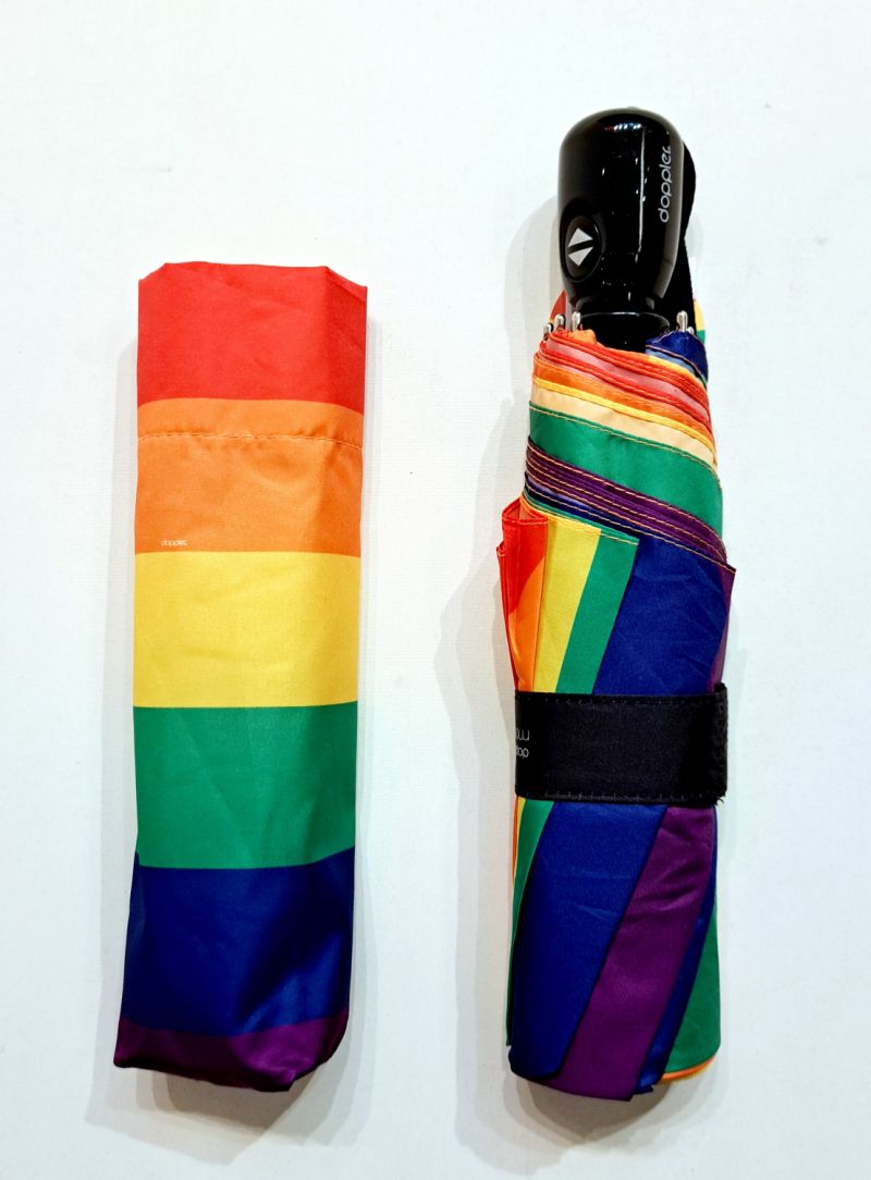 Parapluie pliant mini open-close coloré sur l'art de la mode Doppler- Léger & solide