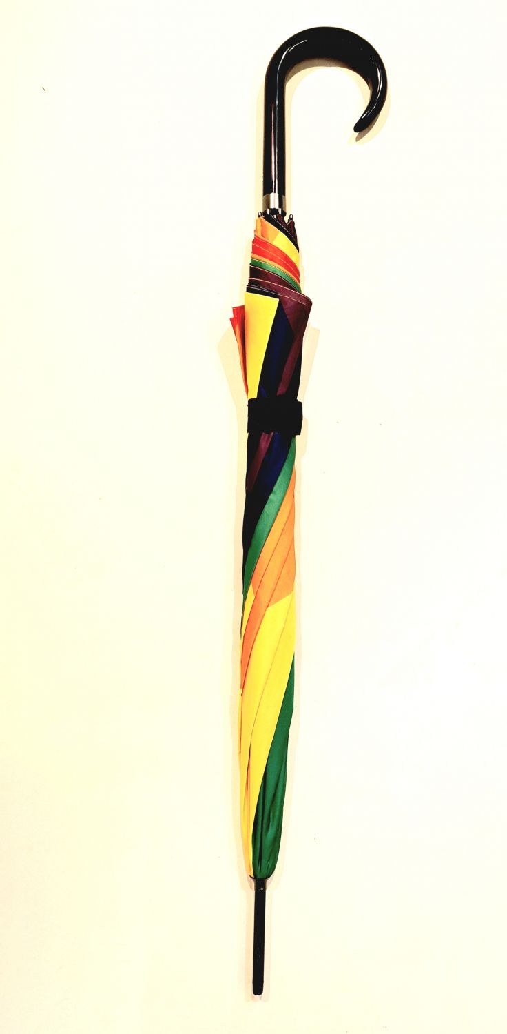 Parapluie long automatique coloré arc en ciel Doppler- Grand & solide