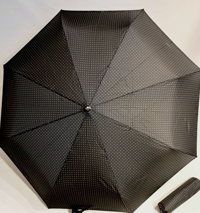 Parapluie pliant Golf Magic XM Business open close noir petit carreaux poignée confort Doppler - 122cm diam