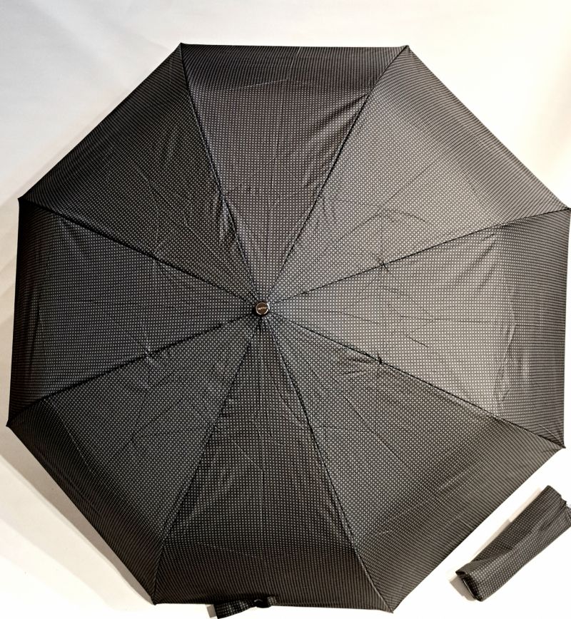 Parapluie pliant Golf Magic XM Business open close noir étoiles grises poignée confort Doppler - 122cm diam