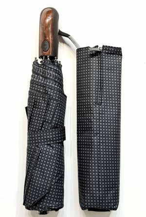 Parapluie pliant Golf Magic XM Business open close gris /étoile noire poignée confort Doppler - 122cm diam