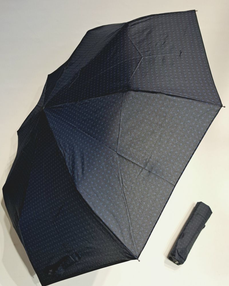 Parapluie pliant mini open-close bleu imprimé étoiles Elégant - Léger & solide - Magic Doppler