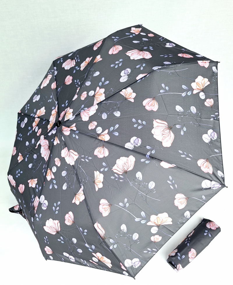 Parapluie pliant mini open close prune floral Doppler - léger & solide  