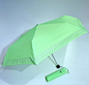  Parapluie Doppler mini uni vert anis manuel Plume fiber Cross néon - Ultra léger 140g & solide