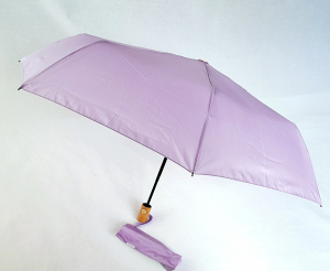 Mini parapluie pliant ouvrant fermant uni jade pg bois Smati- Léger & pas cher