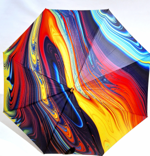 Parapluie long automatique coloré imprimé Art moderne Doppler- Grand & solide original