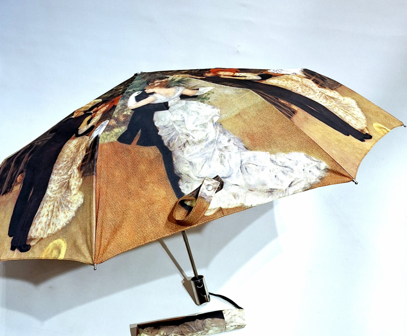 Parapluie pliant open close Renoir imprimé la Danse Guy de Jean - léger & grand