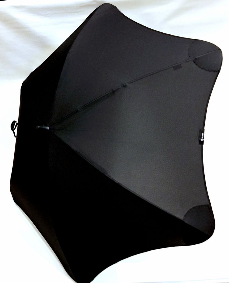 Parapluie Blunt tempête golf XXL droit manuel uni noir (d 130 cm) Housse - Résistant & anti vent