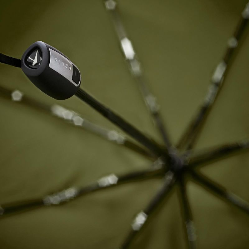 Parapluie Tempête SENZ pliant uni vert olive automatique open close - Protecteur & solide