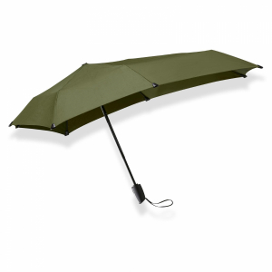 Parapluie Tempête SENZ pliant uni vert cèdre automatique open close - Protecteur 
