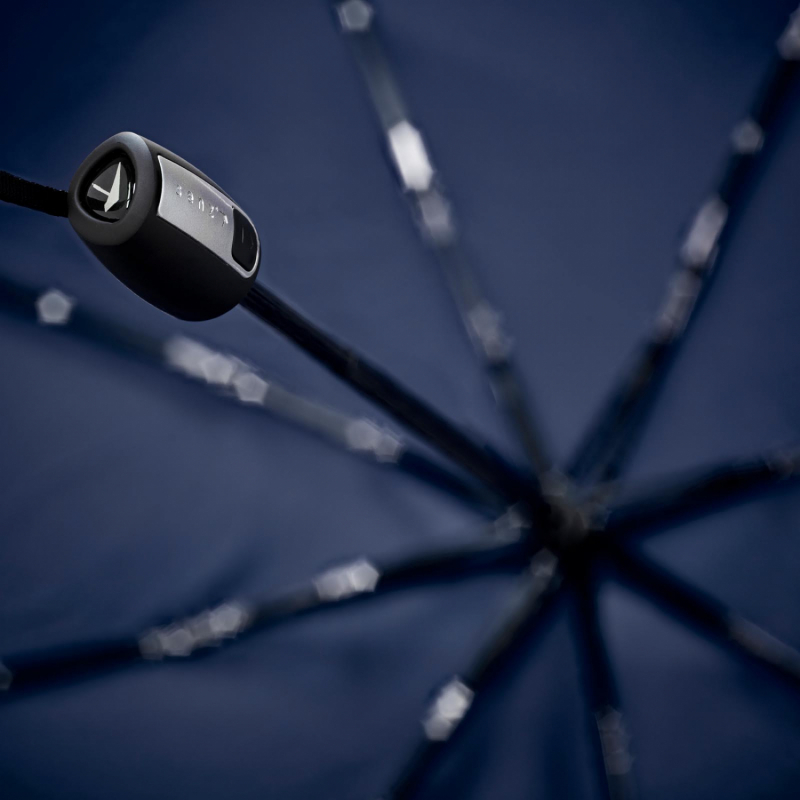 Parapluie Tempête SENZ pliable uni bleu midnight automatique open close - Grand & anti uv à 98%