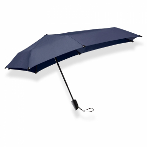Parapluie Tempête SENZ pliable uni bleu midnight automatique open close - Grand & anti uv à 98%