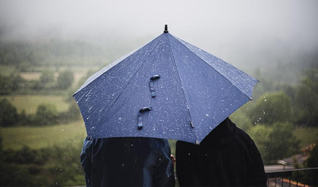 Parapluie SENZ Tempête Large uni bleu lac manuel - Housse bandoulière - Résistant