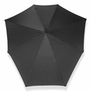 Parapluie Tempête SENZ XXL manuel uni noir Business - Résistant & Housse Bandoulière ajustable