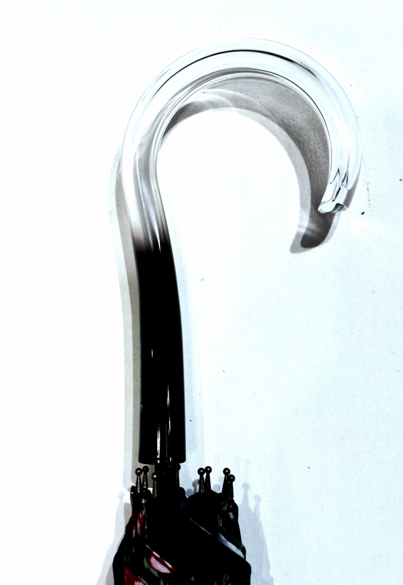 Parapluie grand forme cloche automatique noir imprimé art moderne coloré Neyrat - léger & résistant