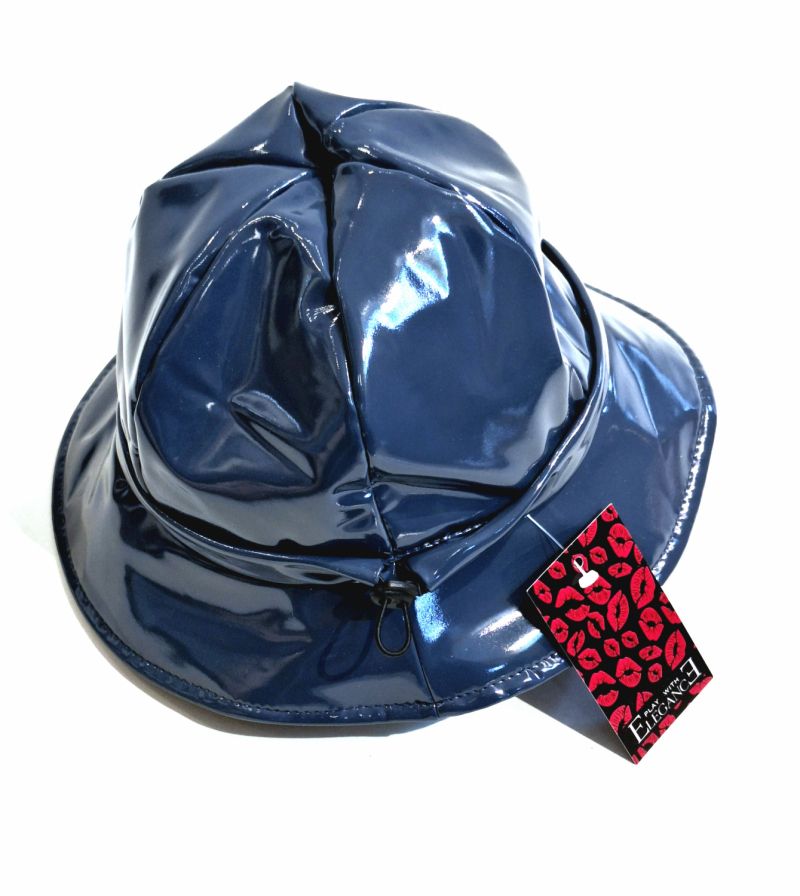 Chapeau de pluie ajustable uni vert sauge Taille M/L 56/57/58/59 cm - Léger & confortable