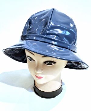Chapeau de pluie ajustable uni vert sauge Taille M/L 56/57/58/59 cm - Léger & confortable