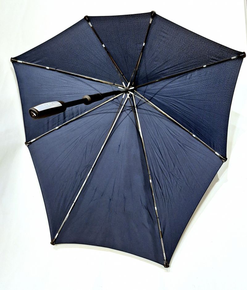 Parapluie Tempête SENZ XXL manuel uni bleu marine anti uv - Robuste & Housse Bandoulière ajustable