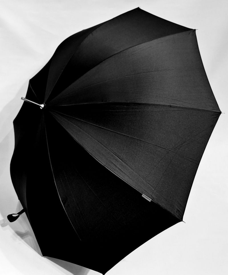  Parapluie grand noir homme automatique à 10 branches - résistant & pas cher