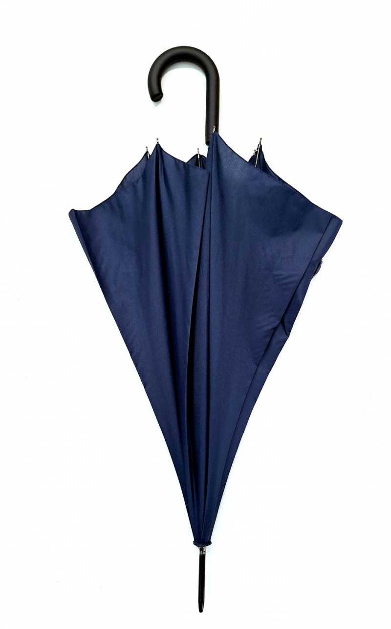 Parapluie Pas Cher Doppler long automatique Bleu Marine pgn noire - Léger & grand