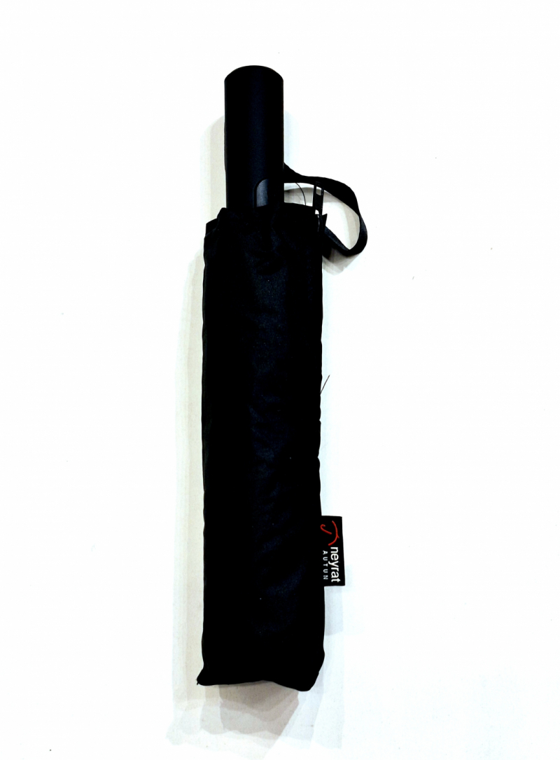 Mini parapluie pliant Pure noir automatique open close Neyrat Autun - Grand & léger