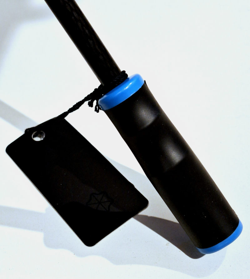 Parapluie Blunt Sport géant droit manuel uni gris (d 147 cm) Housse bandoulière - Solide & anti vent