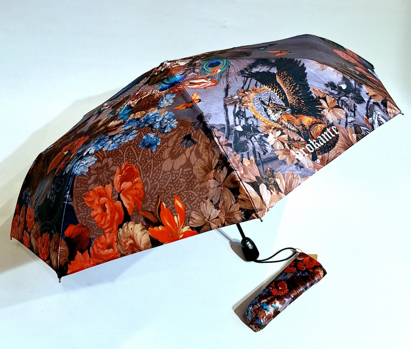Parapluie mini automatique imprimé français Collection Brokante - Grand & solide