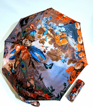 Parapluie mini automatique imprimé français Collection Brokante - Grand & solide