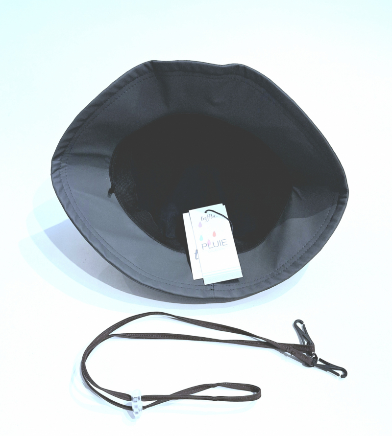 Chapeau de pluie uni gris mâte + cordon réglable OFFERT Telia français - Léger - M / T59