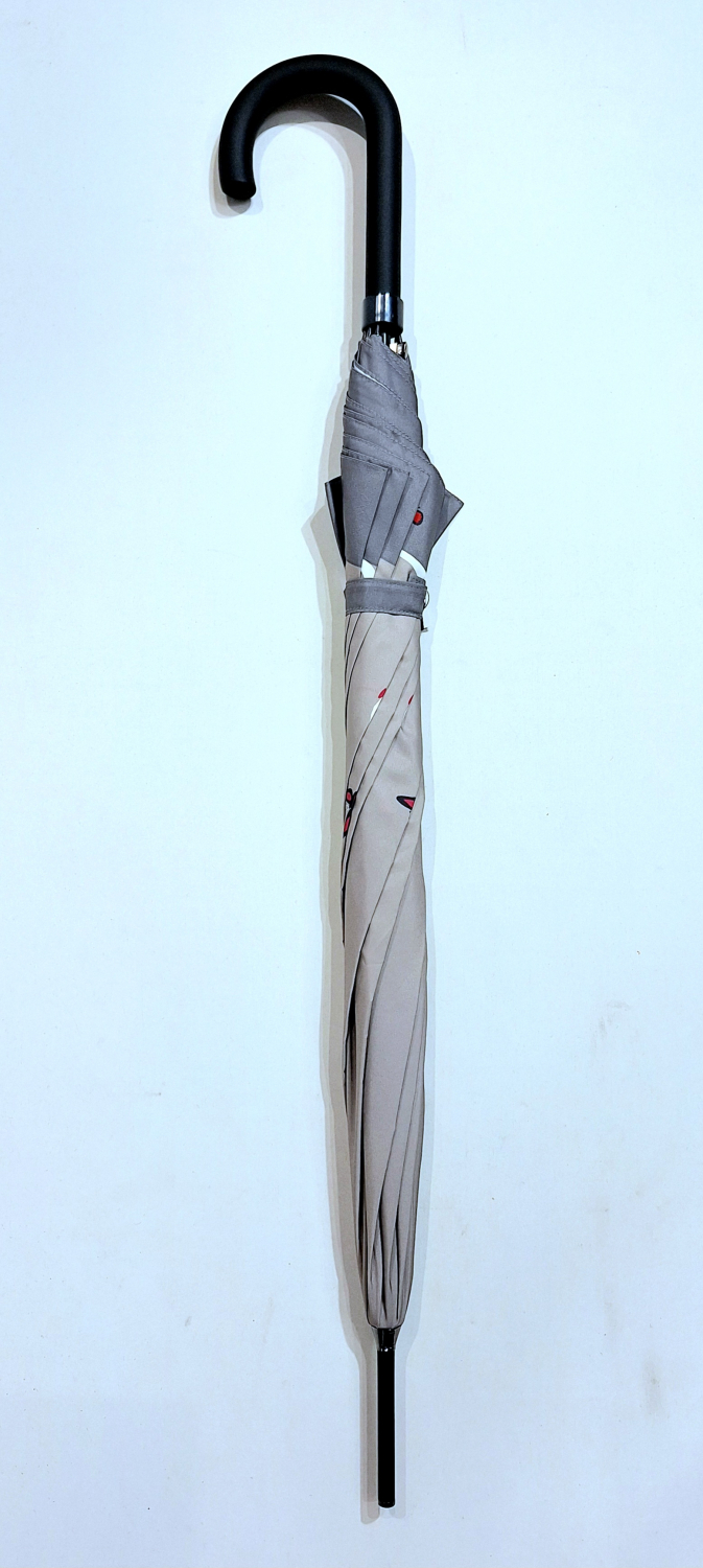 Parapluie grand long CHAT joueur automatique gris Neyrat - léger & résistant
