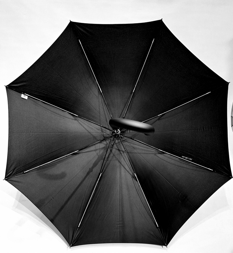 Parapluie SUPER STRONG Doppler long automatique Pure Noir pgn noire - Solide & Grand - Robuste 120km/h