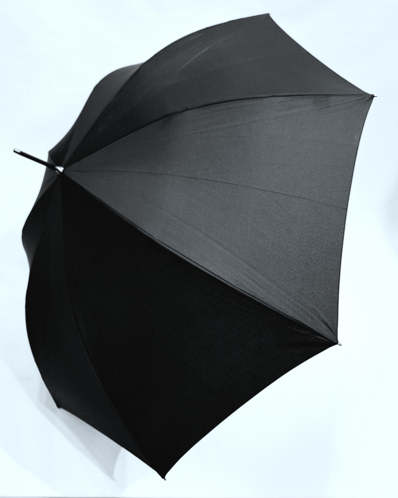 Parapluie SUPER STRONG Doppler long automatique Pure Noir pgn noire - Solide & Grand - Robuste 120km/h