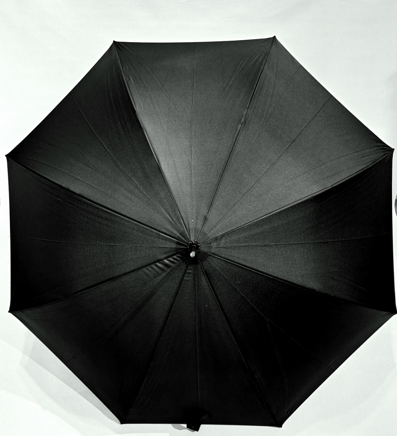 Parapluie SUPER STRONG Doppler long automatique Pure Noir pgn noire - Solide & Grand - Robuste 120km/h