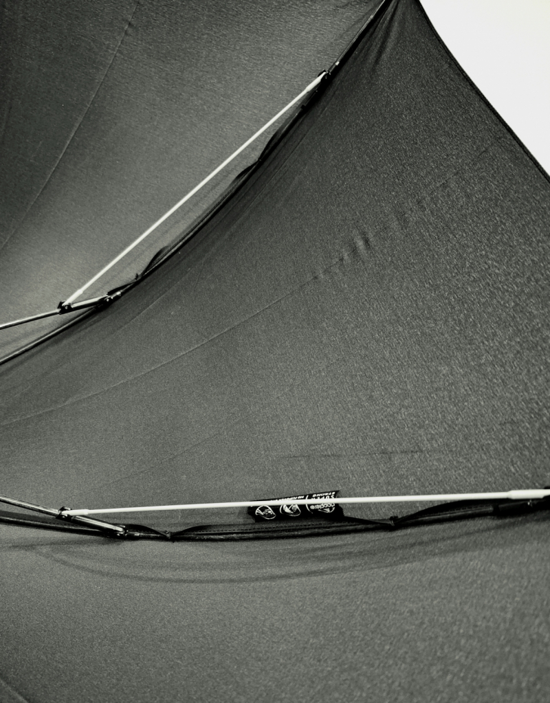 Parapluie SUPER STRONG Doppler long automatique Pure Noir pgn noire - Solide & Grand - Robuste 120km/h