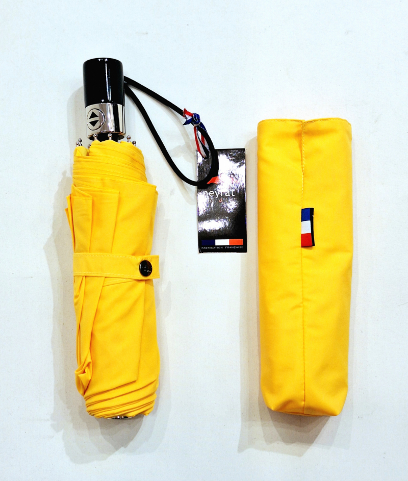 Parapluie Neyrat mini pliant automatique open close uni jaune Français - léger & résistant