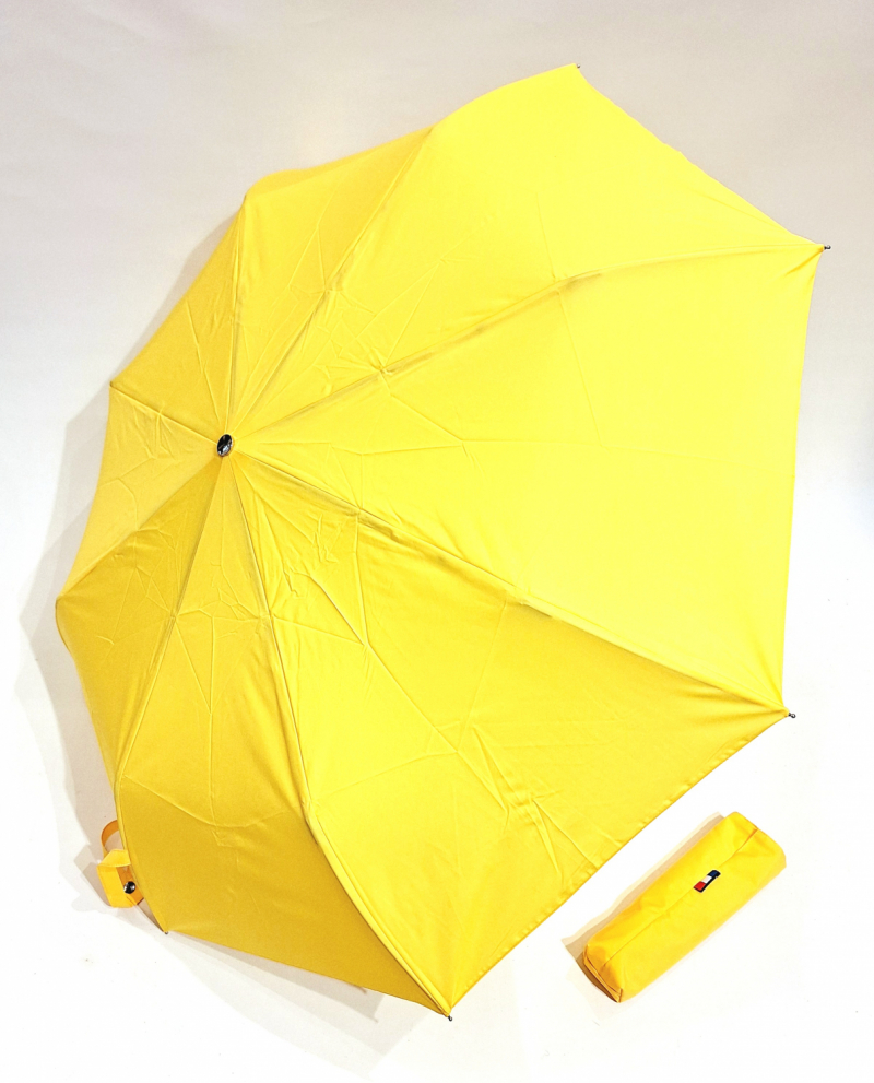 Parapluie Neyrat mini pliant automatique open close uni jaune Français - léger & résistant