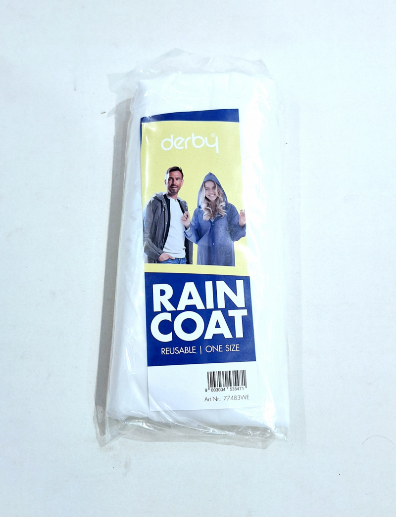 Vêtement de Pluie - Taille Unique - Transparent Blanc