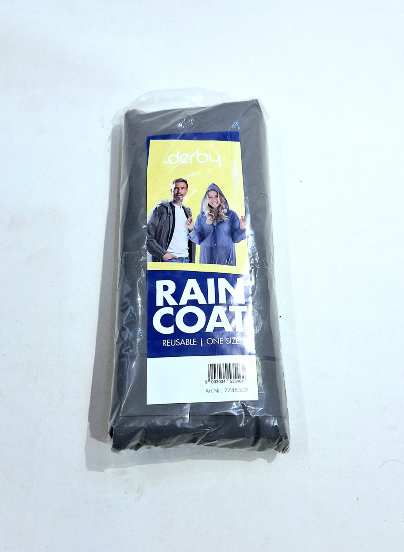 Vêtement de Pluie - Taille Unique - Transparent gris