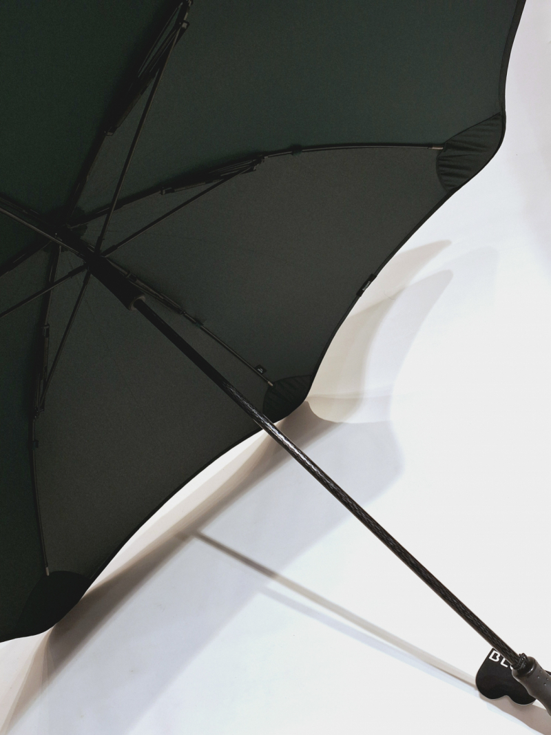 Parapluie Blunt Sport géant droit manuel uni vert Forest (d 147 cm) Housse bandoulière - Solide & anti vent
