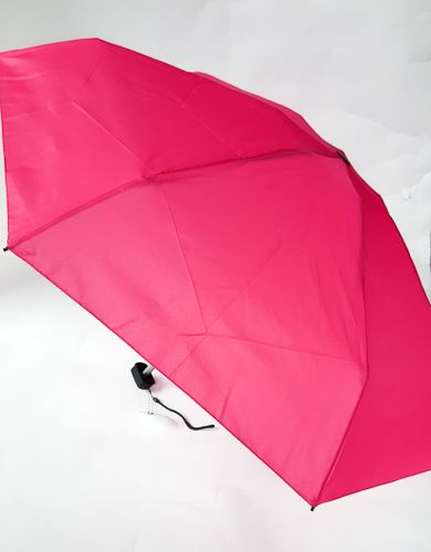  Parapluie de poche micro plat 16cm fuchsia manuel Chic il pleut, léger 200g et solide