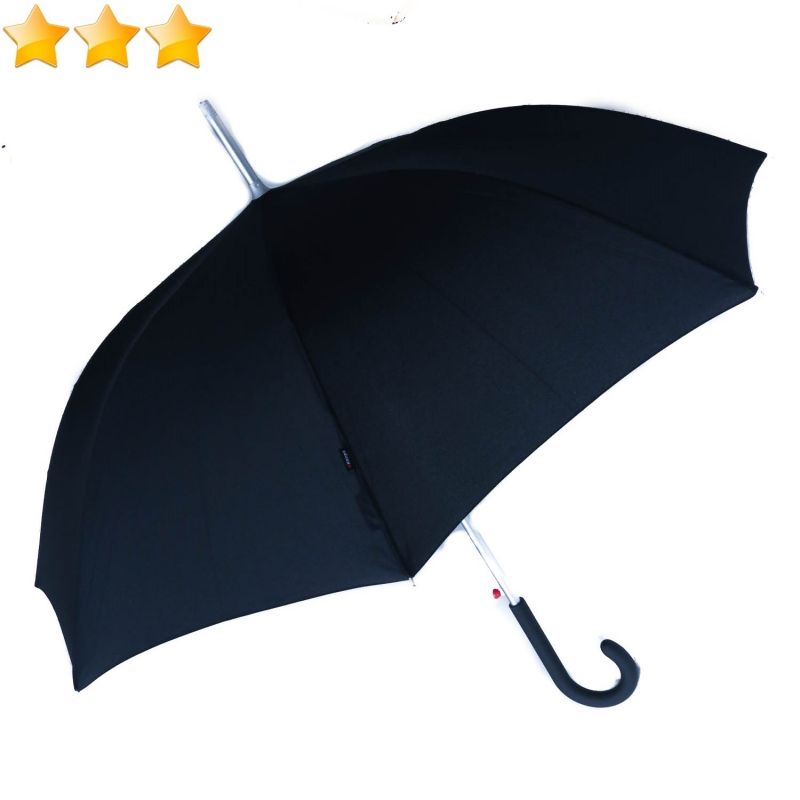 Parapluie tempête Knirps long automatique uni bleu marine, léger et solide