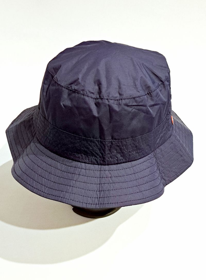 Chapeau de pluie bleu marine avec un tissu recyclé T/L,XL/57/58/59 - léger & idéal tous les temps