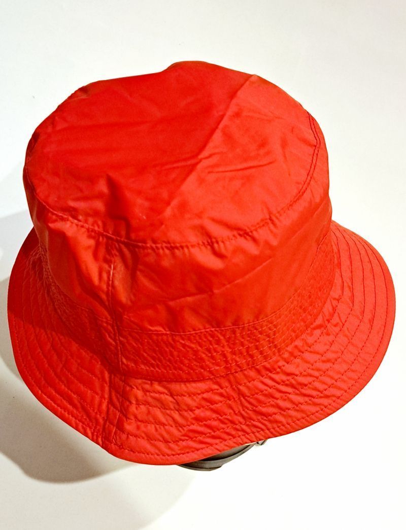 Chapeau de pluie rouge tissu recyclé & imperméable - léger - T/XS/53-55