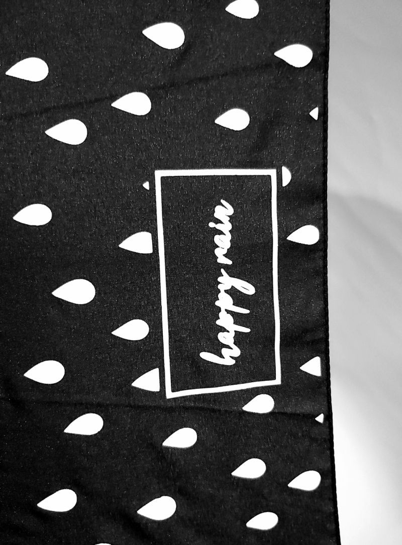 Parapluie long automatique change de couleur noir puis multicolore Esprit, léger et solide