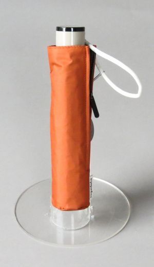  parapluie femme mini pliant anti uv uni rouge fourreau zippe Ezpeleta - léger & solide